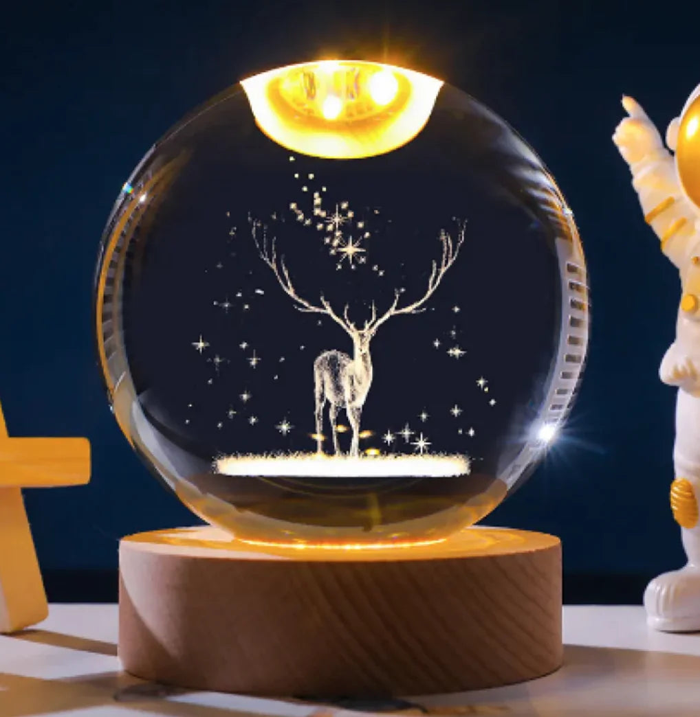 Lampe de Nuit Cristal Constellation 3D