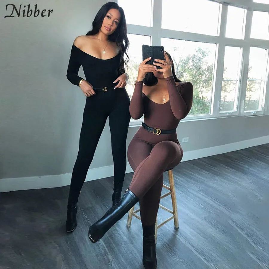 Nibber-Barboteuses de fitness pour femmes, Combishort basique, Vêtements décontractés, Marron, Activité, Streetwear, Salopette, Y2K, 2023