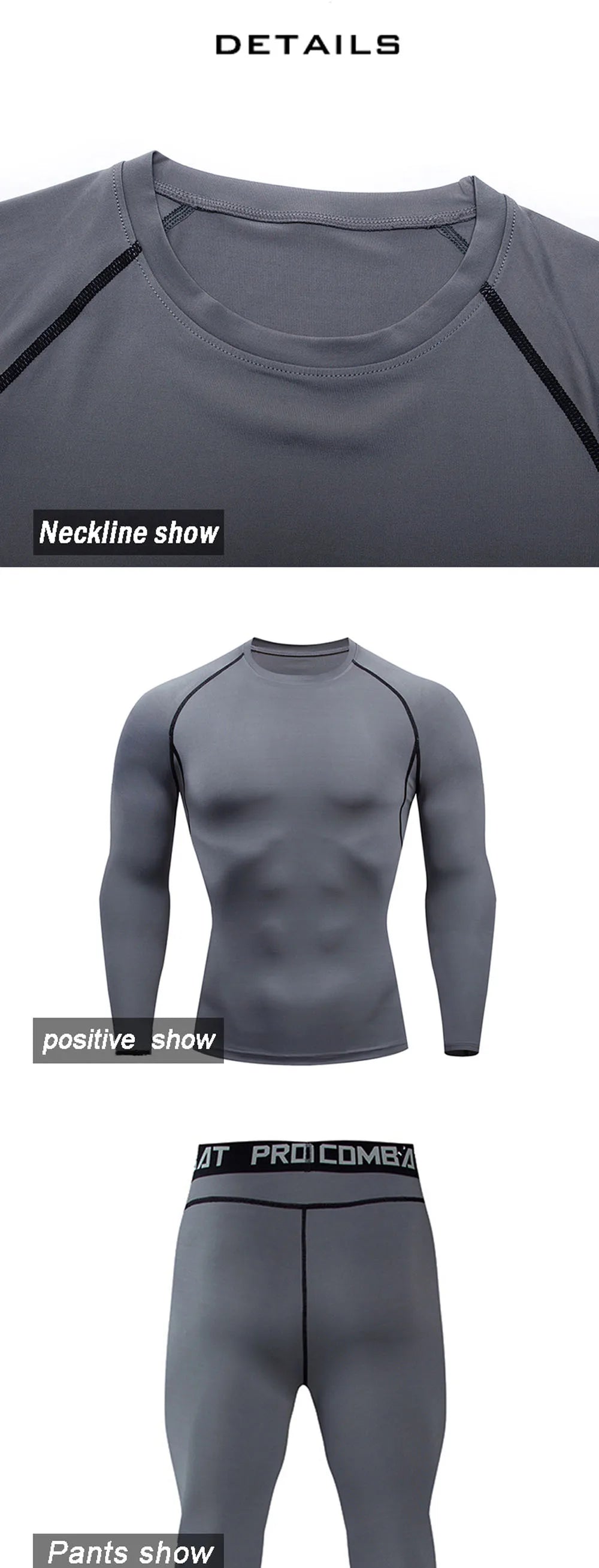 Ensembles de sous-vêtements thermiques pour hommes, compression Smile Sweat, séchage rapide, vêtements thermiques, qualité supérieure, hiver, nouveau