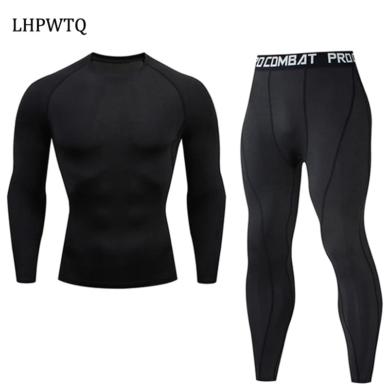 Ensembles de sous-vêtements thermiques pour hommes, compression Smile Sweat, séchage rapide, vêtements thermiques, qualité supérieure, hiver, nouveau