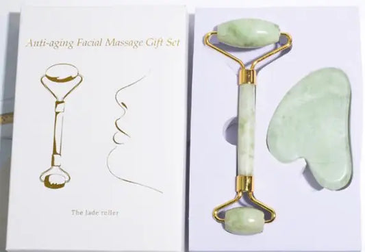 Coffret Cadeau Rouleau de Jade & Gua Sha