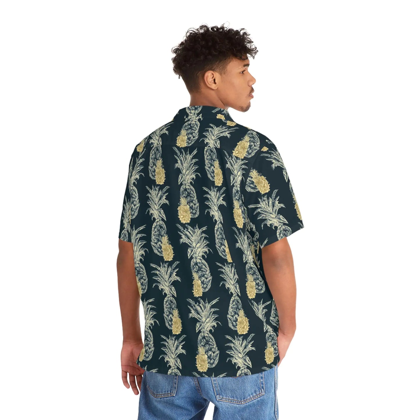 Men's Vintage Pineapple Hawaiian Shirt