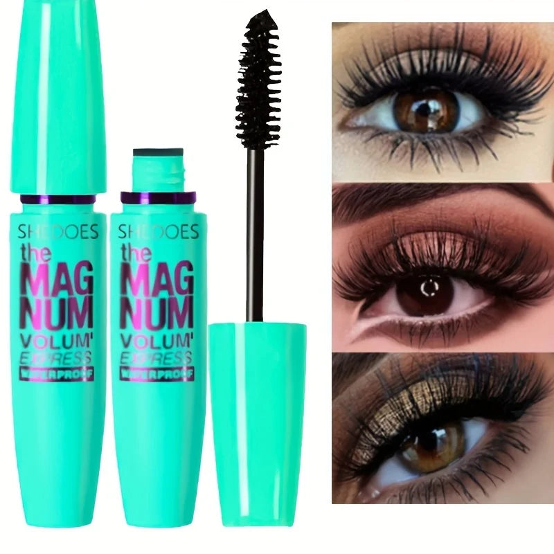 Mascara noir 4D, fibre liquide, imperméable, UNIS issant, allongeant, curling