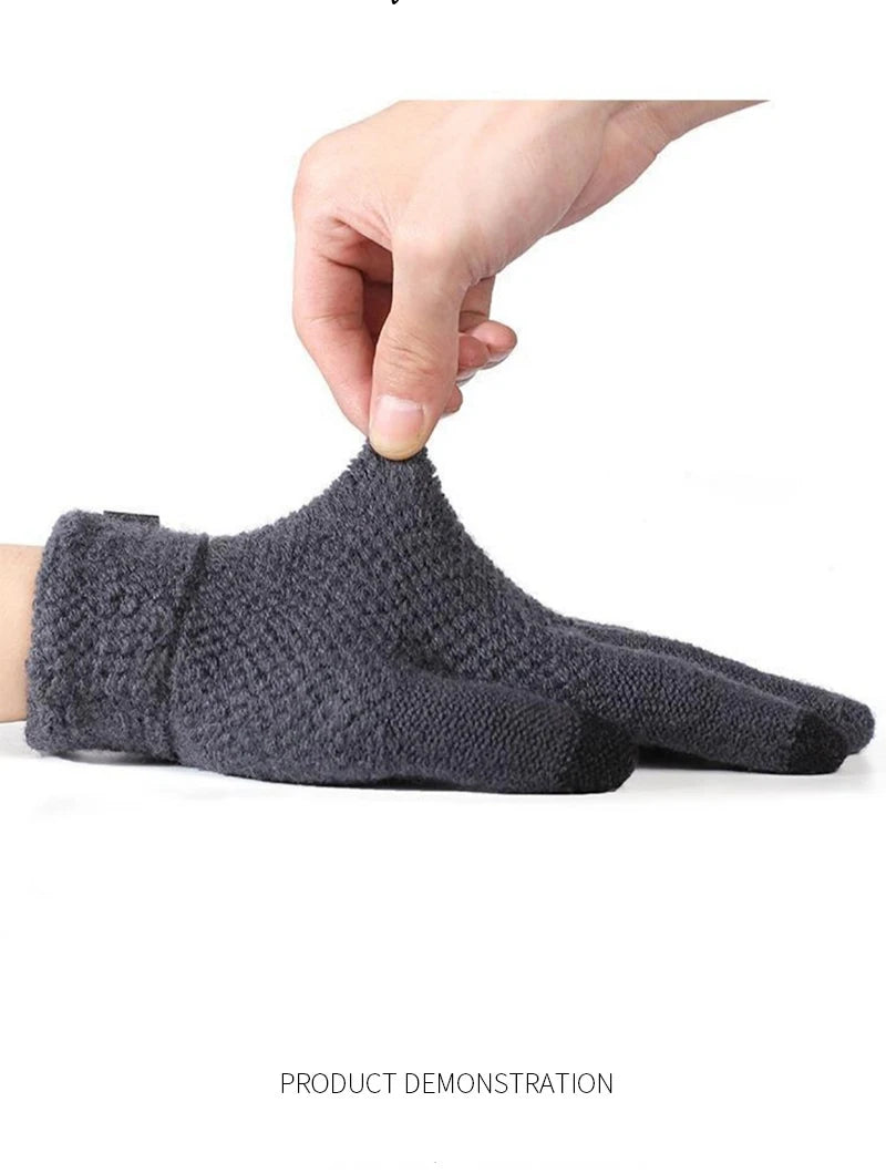 Gants d'équitation en plein air pour hommes, version automne et hiver, écran tactile, UNIS issement du velours, accessoires cadeaux, 1/2 pièces