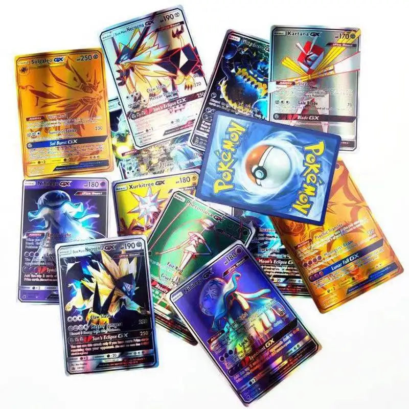 Cartes Pokémon Françaises, Espagnol, Français, Anglais, Allemand, poumons, 300 G x 300 V Max VMAX 300, 5-100 Pcs