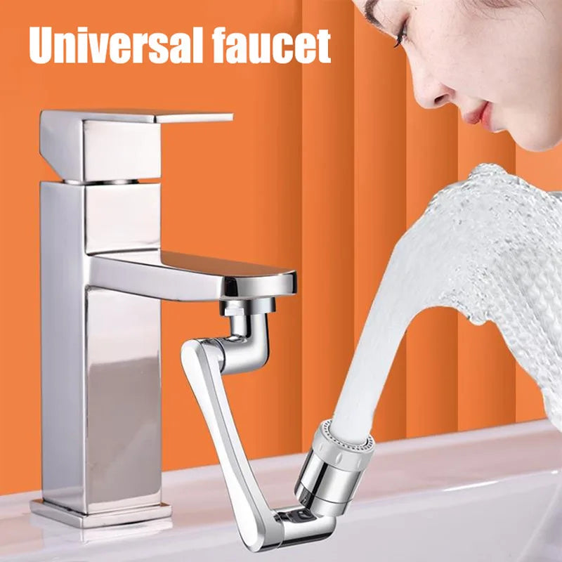 Extension de buse de robinet d'eau en acier inoxydable, pulvérisateur universel, aérateur HOmall, 2 modes de pulvérisation, 1080 °