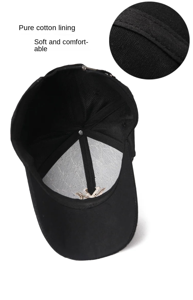 Casquette de baseball en laine pour hommes, chapeau d'hiver, grosse tête, totem brodé, garder au chaud, coupe-vent, snapback, mâle, camionneur, taille XL, 2023