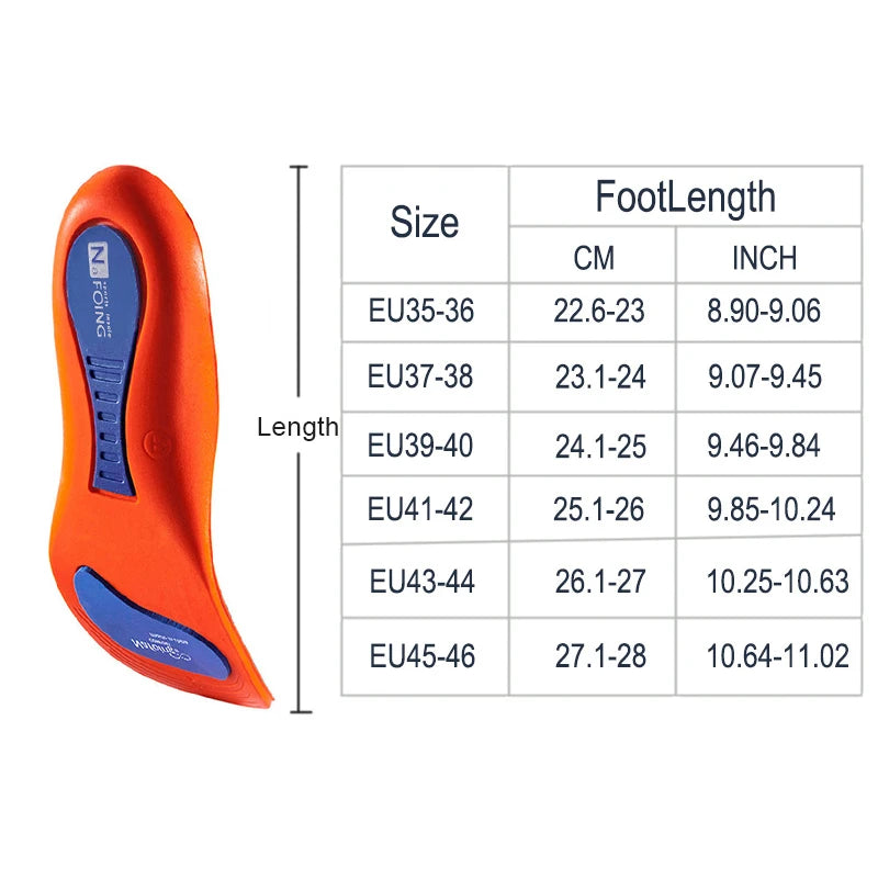 Semelles orthopédiques pour chaussures, Support d'arc, semelles de course pour pieds plats, pour faciliter la pression