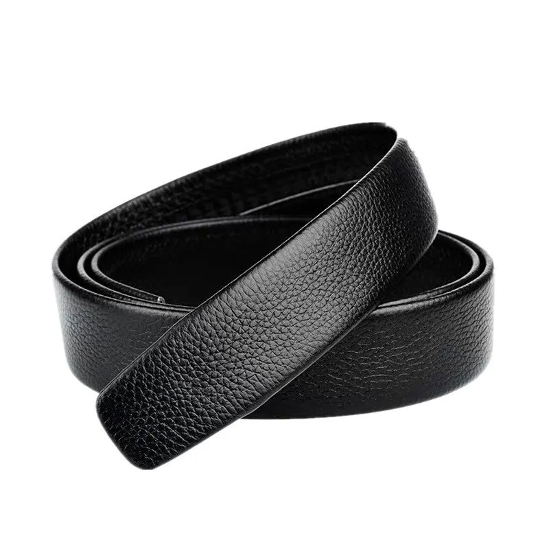 Hommes en cuir ceinture en métal voiture automatique boucle ceinture de travail de haute qualité hommes 120cm ceinture en cuir