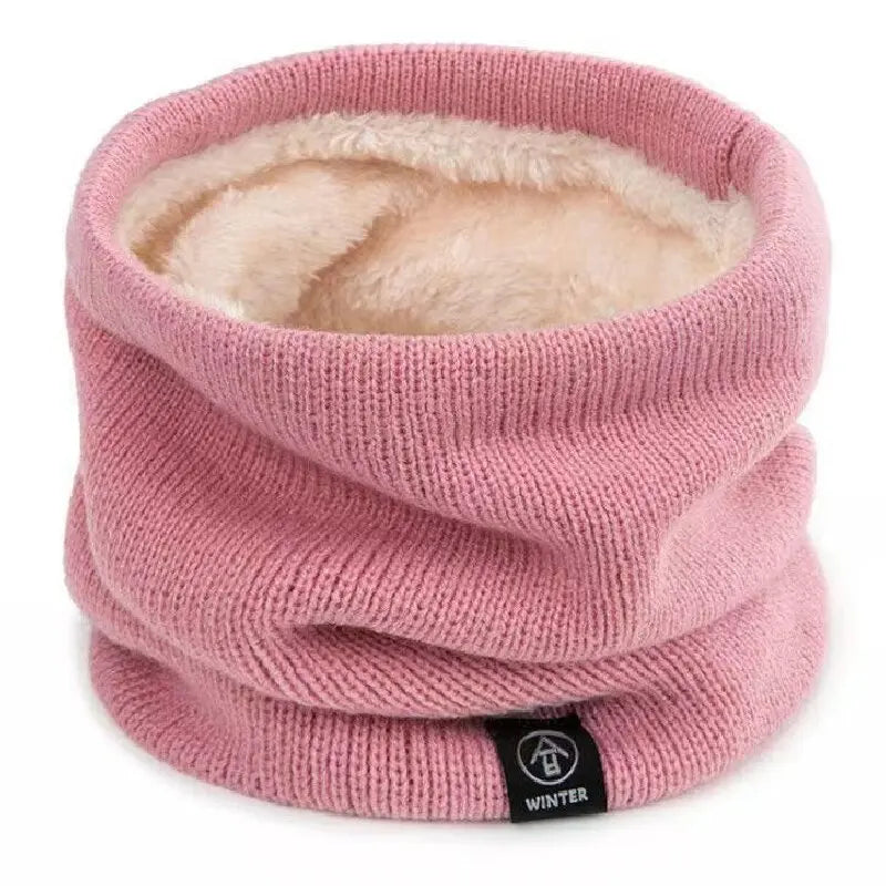 Cache-cou silencieux en peluche pour femme, écharpe bandana en laine, anneau de sourire, optique Buff, bande de sauna en cachemire, masque de ski, hiver solide, ogo