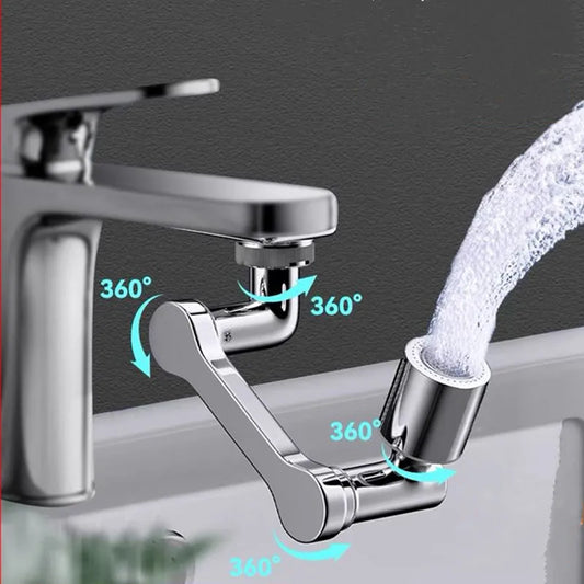 Extension de buse de robinet d'eau en acier inoxydable, pulvérisateur universel, aérateur HOmall, 2 modes de pulvérisation, 1080 °