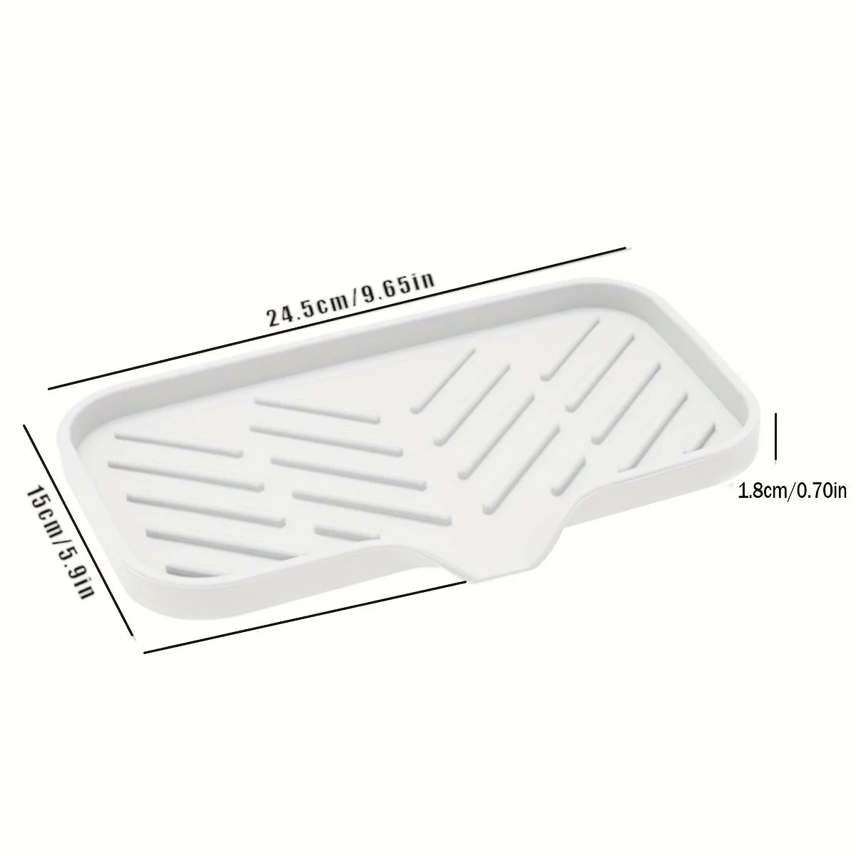 Évier en silicone avec vidange Regina, éponge, support de rangement, seau, brosse à récurer, évier supérieur, rangement T1, évaluation de cuisine