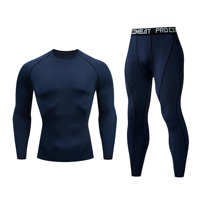 Ensembles de sous-vêtements thermiques pour hommes, compression Smile Sweat, séchage rapide, vêtements thermiques, qualité supérieure, hiver, nouveau