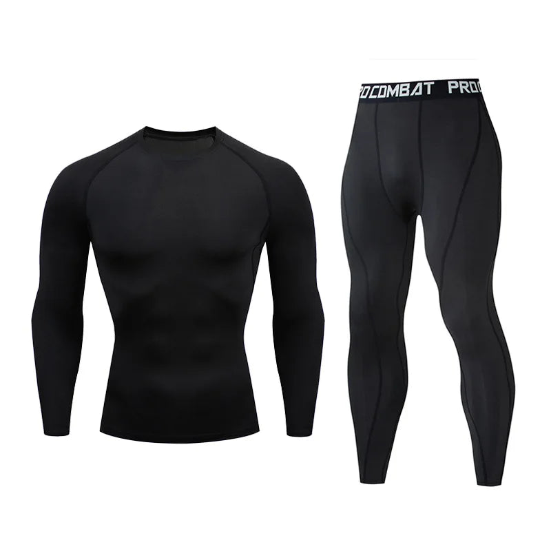 Ensembles de sous-vêtements thermiques pour hommes, compression Smile Sweat, séchage rapide, vêtements thermiques, qualité supérieure, hiver, nouveau