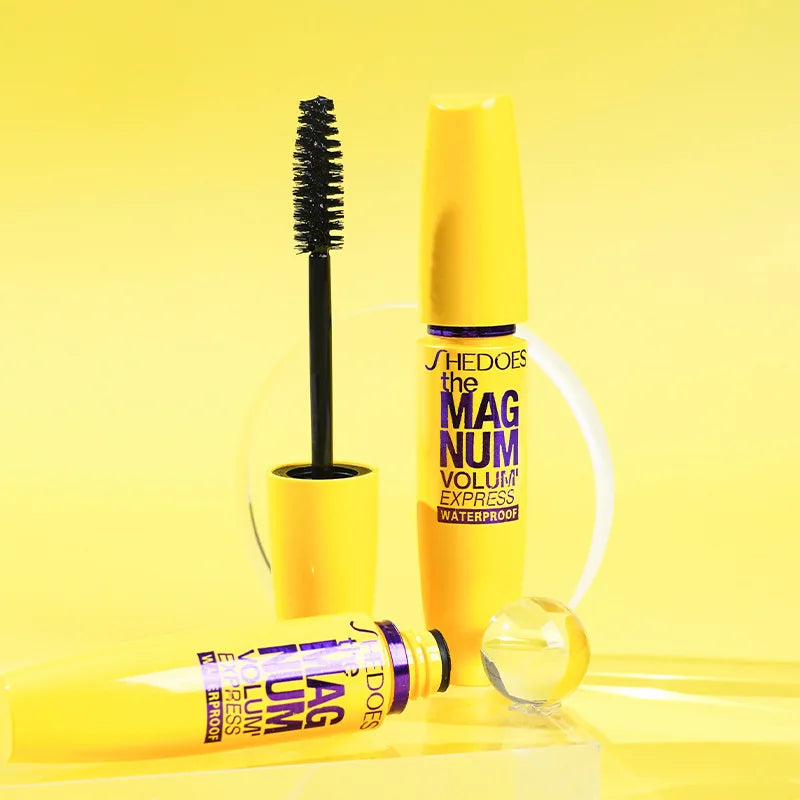 Mascara noir 4D, fibre liquide, imperméable, UNIS issant, allongeant, curling