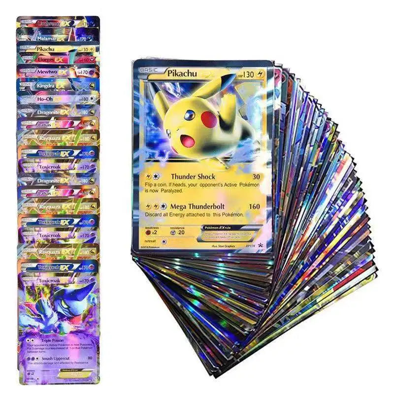 Cartes Pokémon Françaises, Espagnol, Français, Anglais, Allemand, poumons, 300 G x 300 V Max VMAX 300, 5-100 Pcs