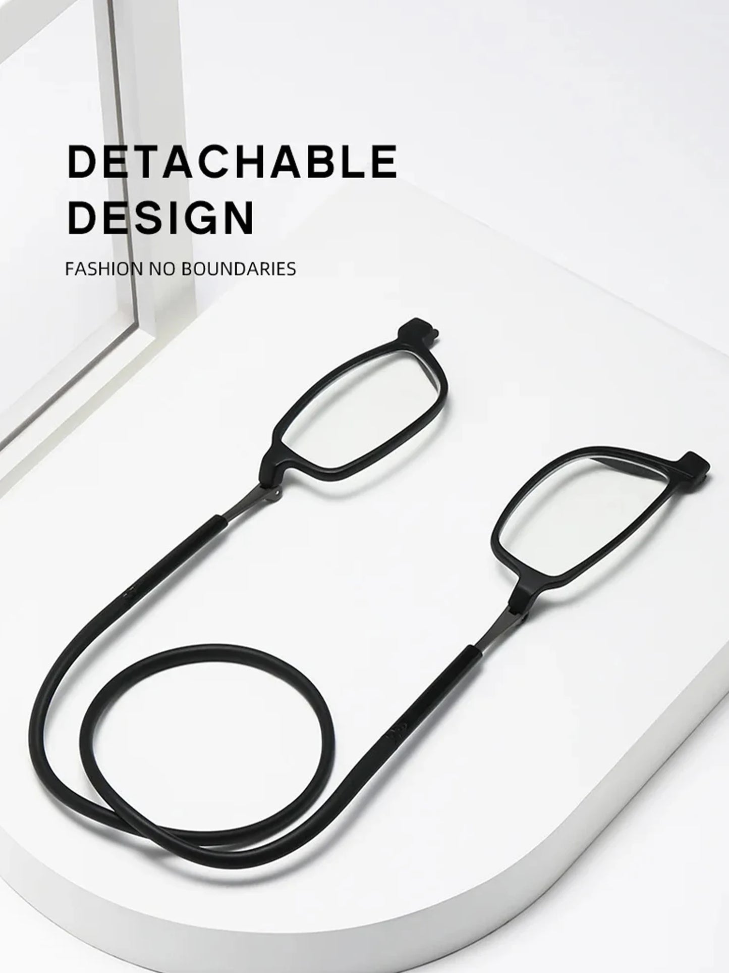 Lunettes de lecture portables en résine haute définition, lunettes presbytes pliantes à la mode, monture flexible en matériau TR90, faciles à porter