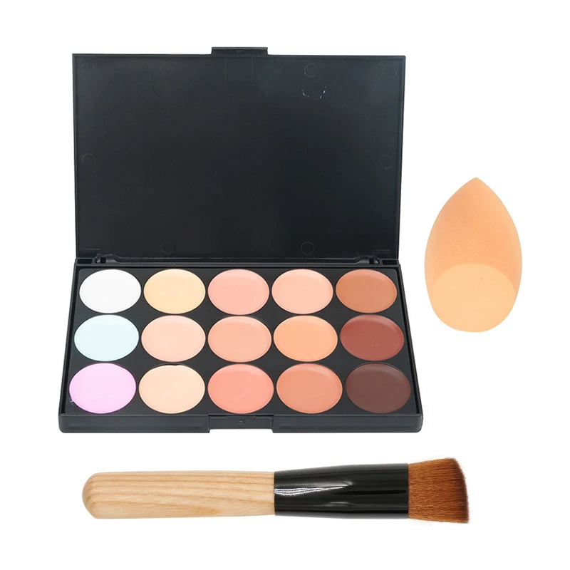 Correcteur de visage 15 couleurs, camsalomon crème, palette de contour, maquillage professionnel