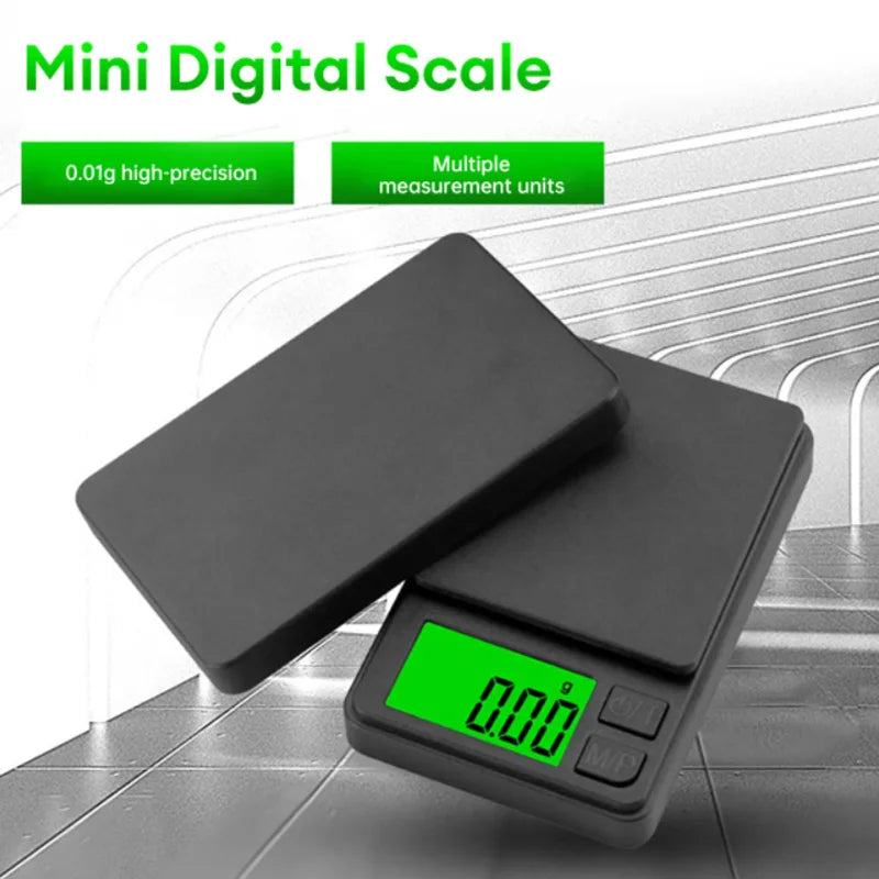 Mini balance de poche de précision avec écran LCD rétro4.2, balance numérique pour grammes, aliments, bijoux, onces, céréales, voyage, 1000g x 0.1g