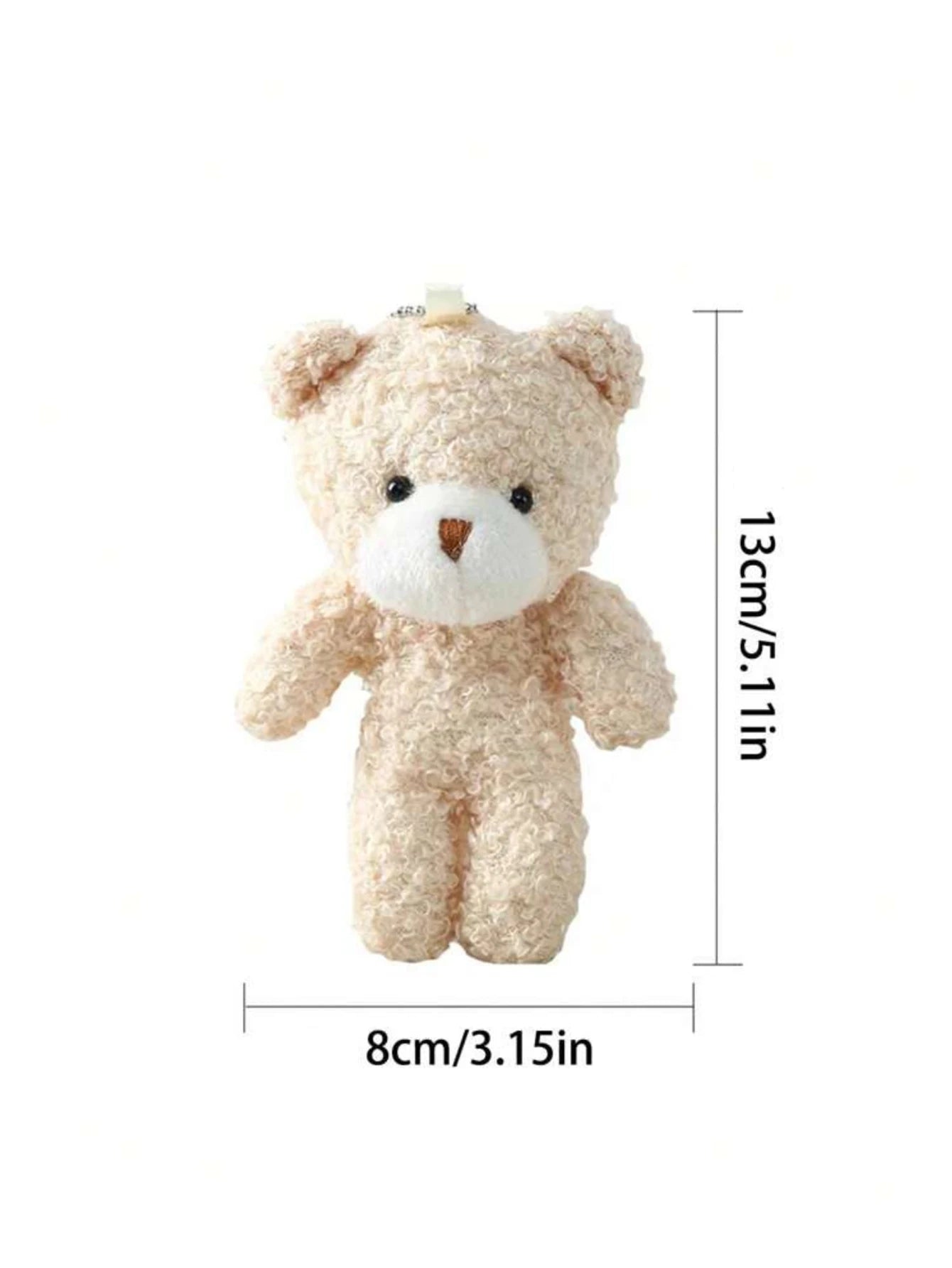 Mini ours en peluche de dessin animé mignon pour fille, fournitures de faveurs de fête d'anniversaire et de mariage, accessoire de bricolage, cadeau de beurre, 10 pièces