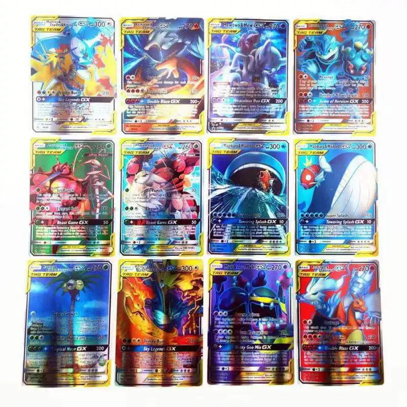 Cartes Pokémon Françaises, Espagnol, Français, Anglais, Allemand, poumons, 300 G x 300 V Max VMAX 300, 5-100 Pcs