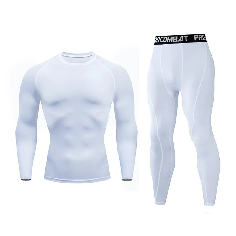 Ensembles de sous-vêtements thermiques pour hommes, compression Smile Sweat, séchage rapide, vêtements thermiques, qualité supérieure, hiver, nouveau