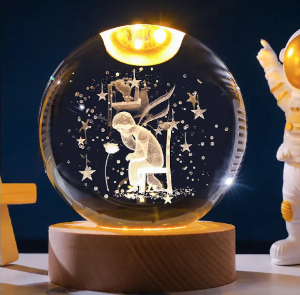 Lampe de Nuit Cristal Constellation 3D