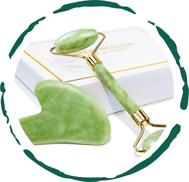 Coffret Cadeau Rouleau de Jade & Gua Sha