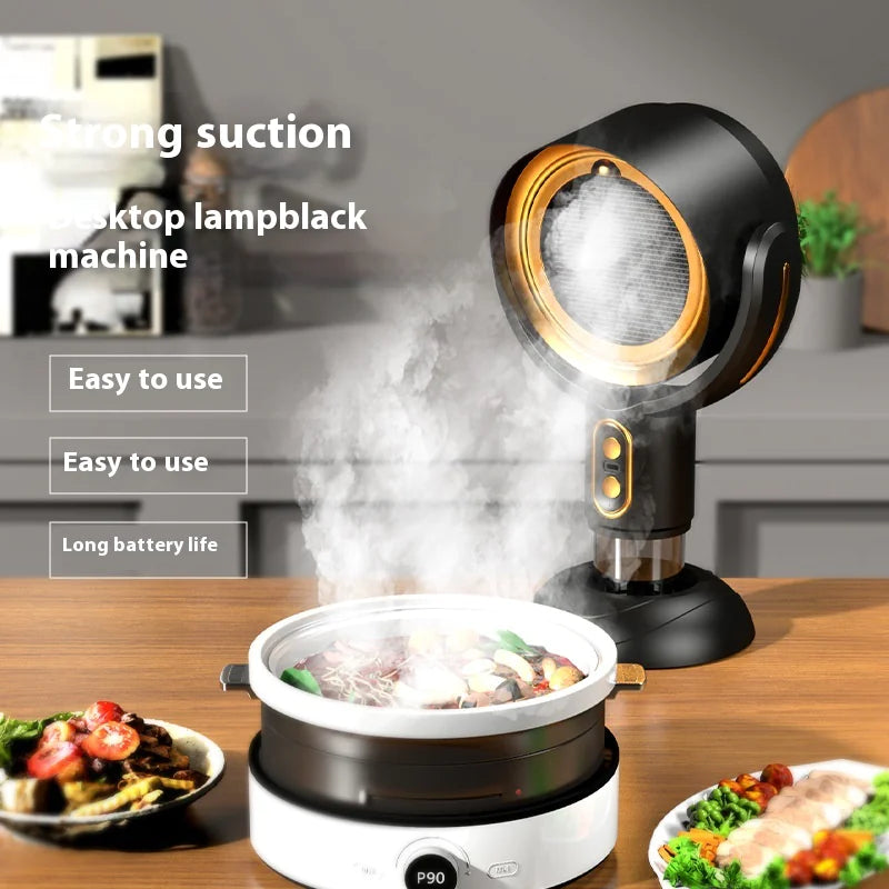 Portable Desktop Range Hood with Smoke Removal