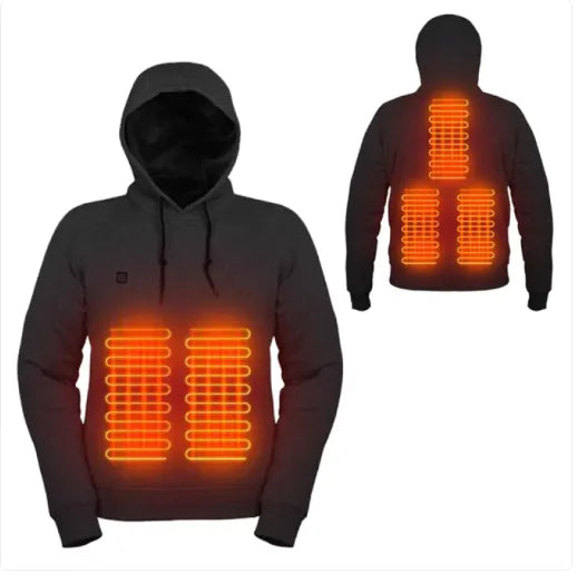 Fashion Personality Men's USB Heating Sweater Warm