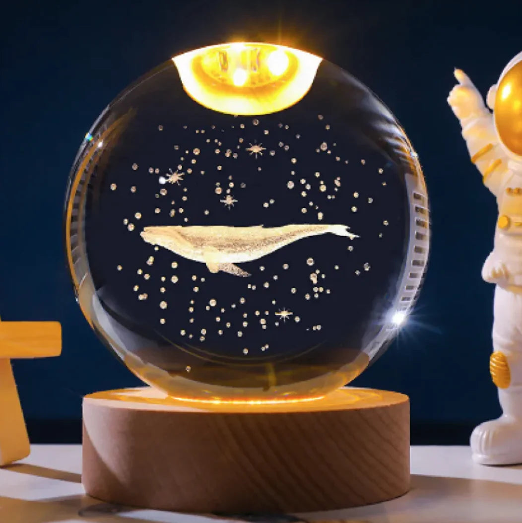 Lampe de Nuit Cristal Constellation 3D